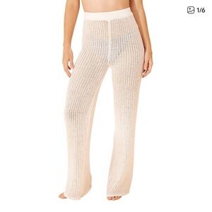 Shade and Shore Knit High Waisted Cover Up Pants